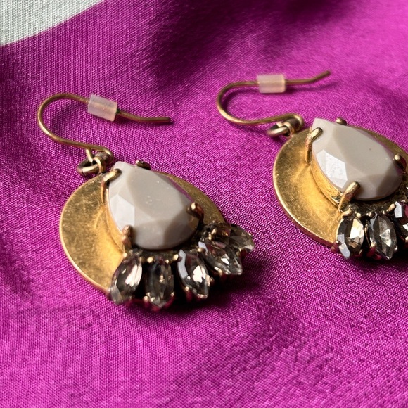 J. Crew Brass Like Dangling Drop Earrings - Picture 4 of 7